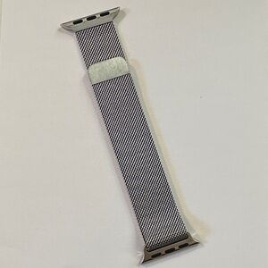 Silver Metal Adjustable iWatch Band 41mm